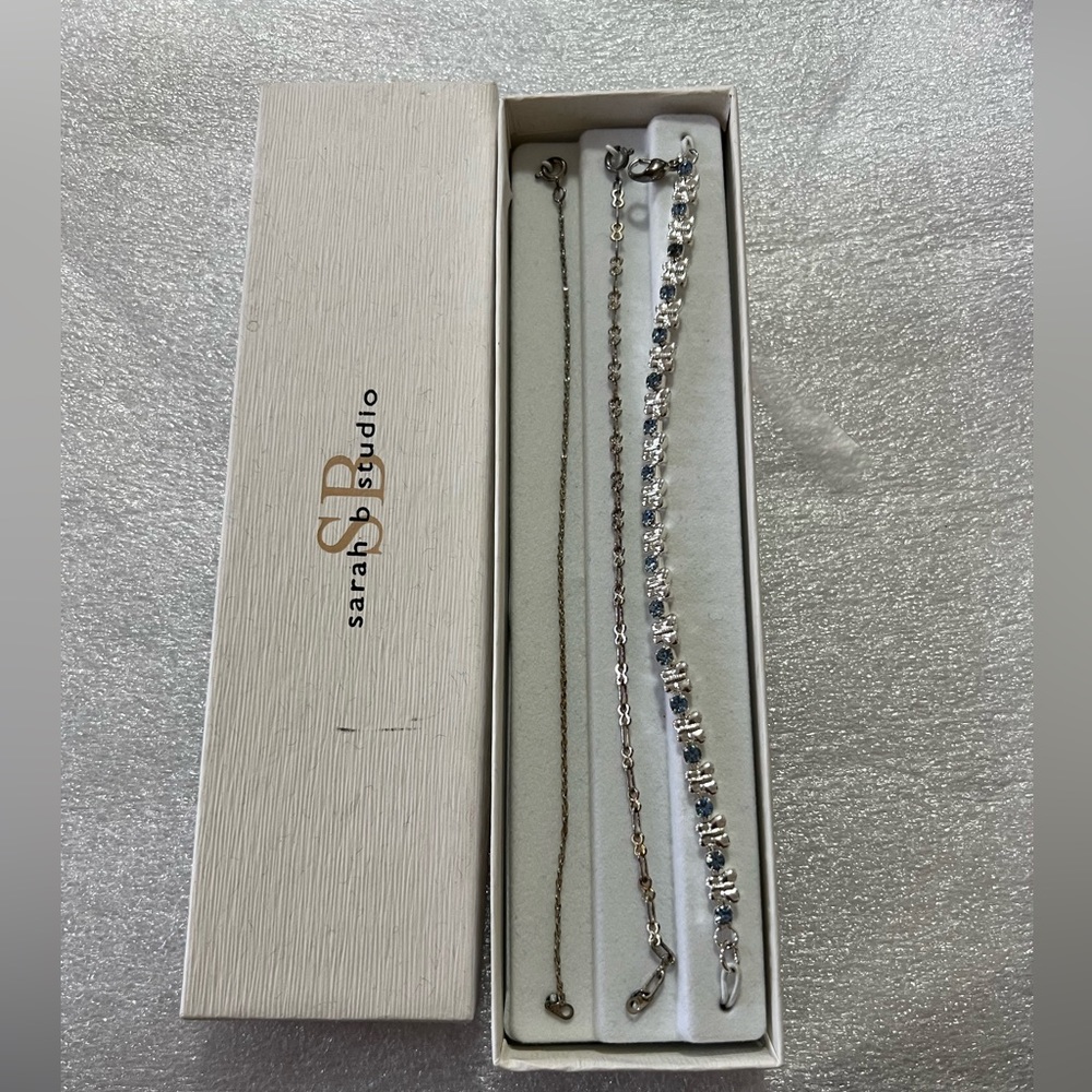 Sarah B Studio brand beautiful 3 bracelets NWT in original box